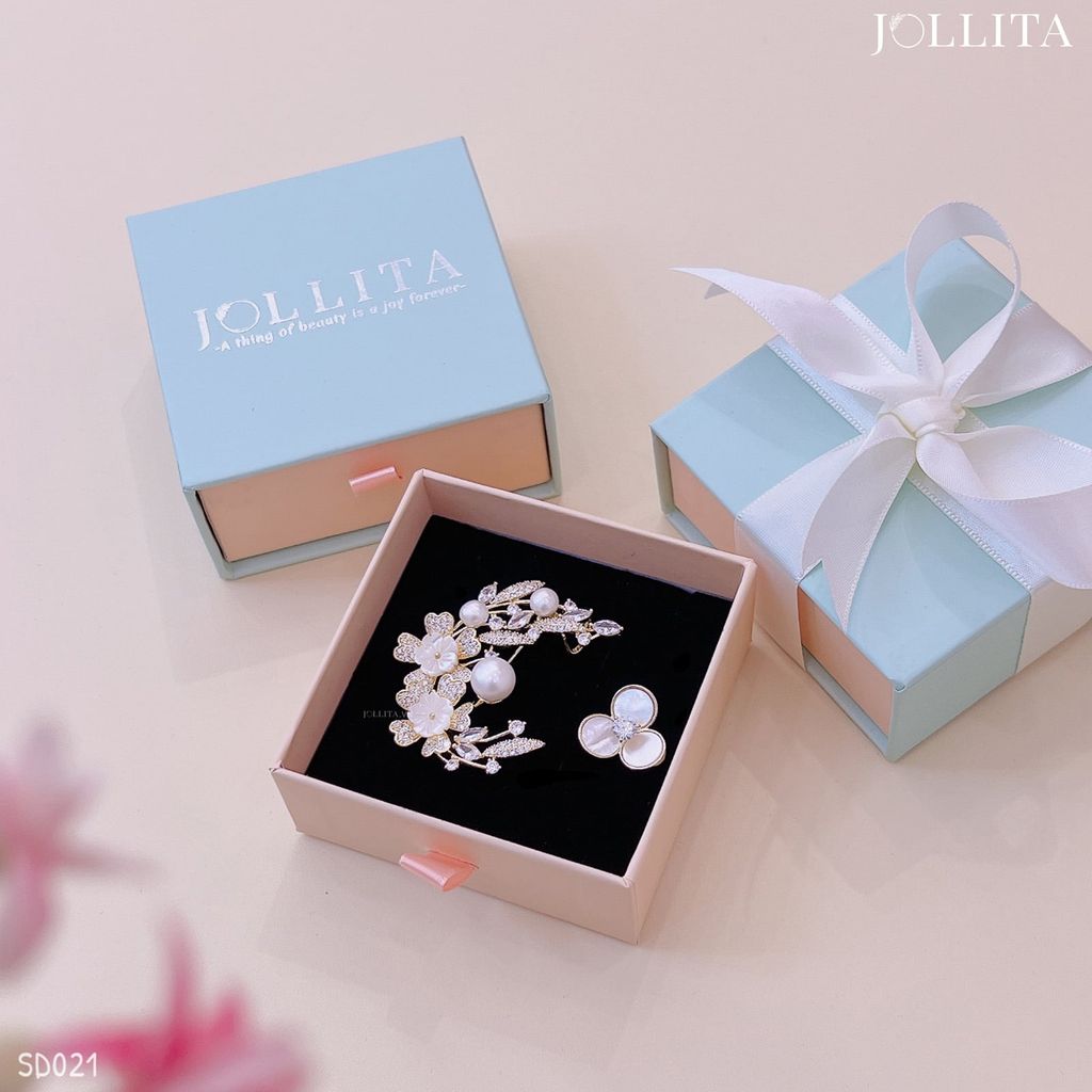  Set quà tặng 20/11 cài áo cao cấp sang trọng SD021 