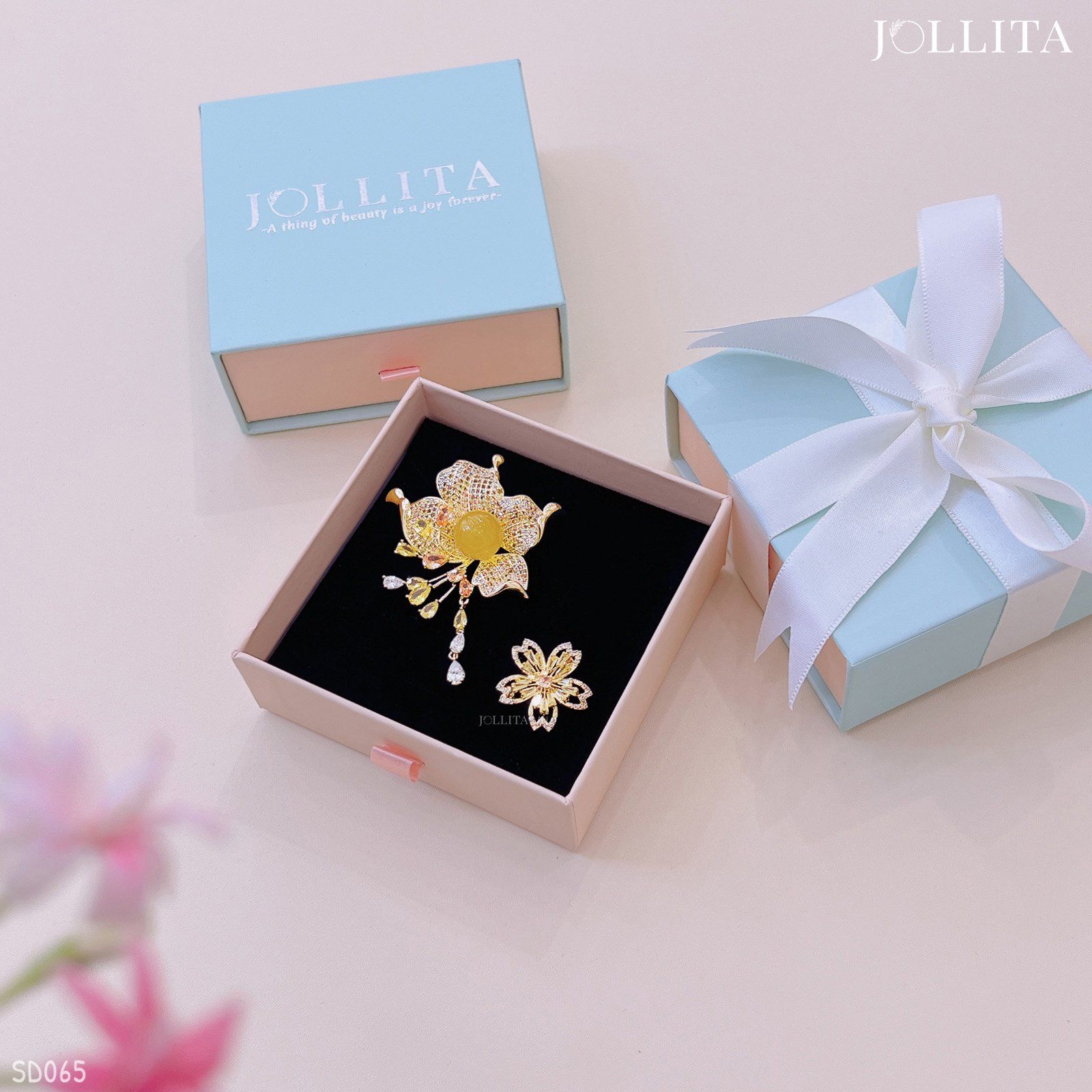  Set quà tặng 20/11 cài áo cao cấp sang trọng SD065 