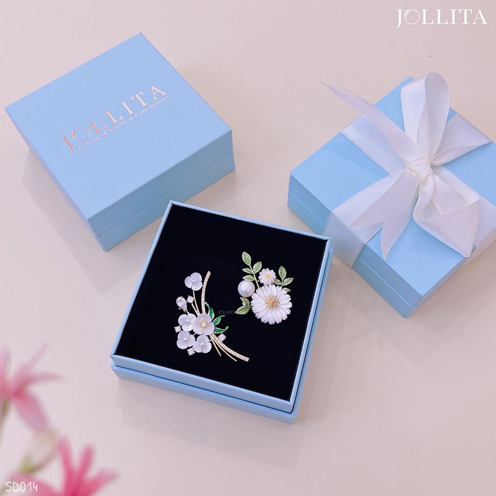  Set quà tặng 20/11 cài áo cao cấp sang trọng SD014 