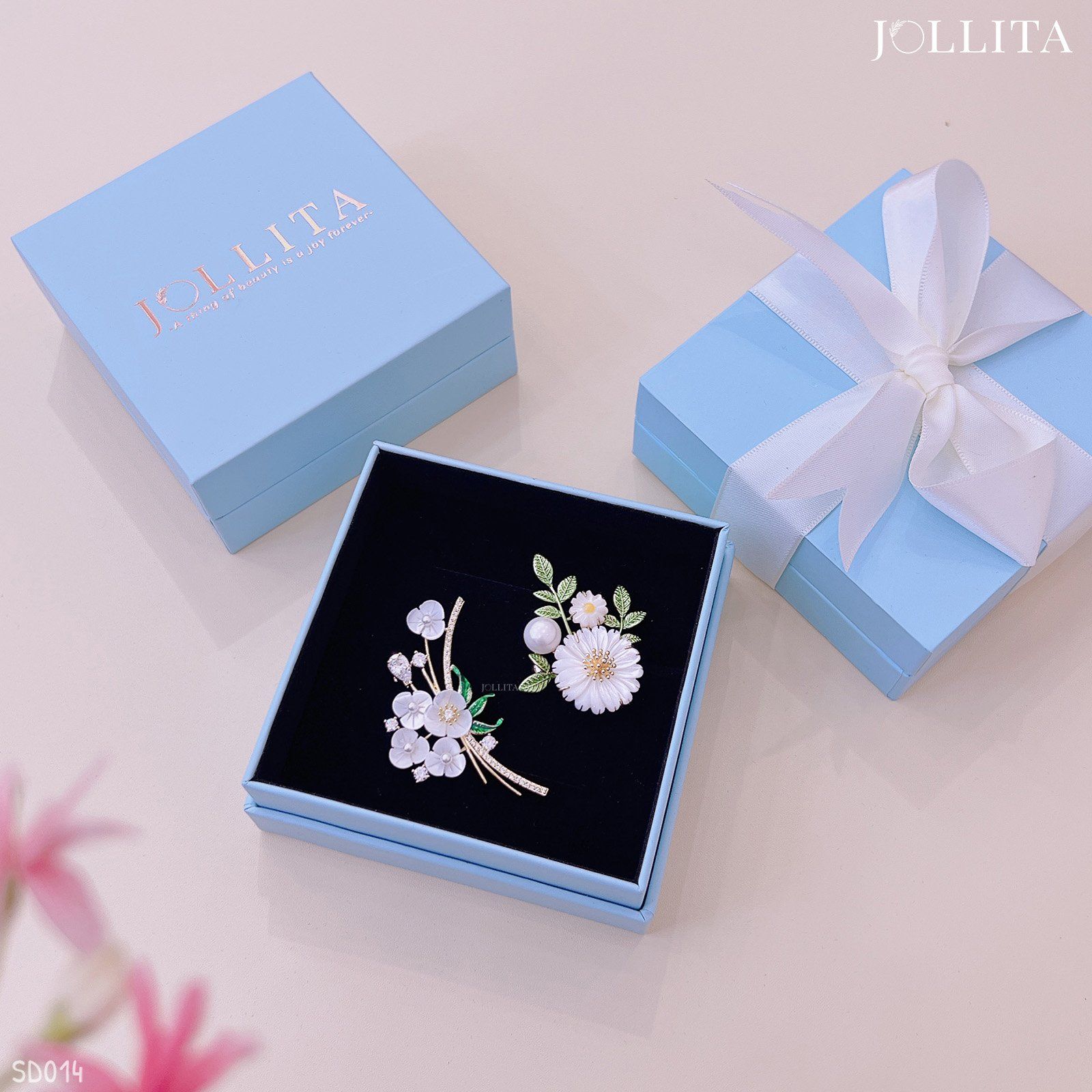  Set quà tặng 20/11 cài áo cao cấp sang trọng SD014 