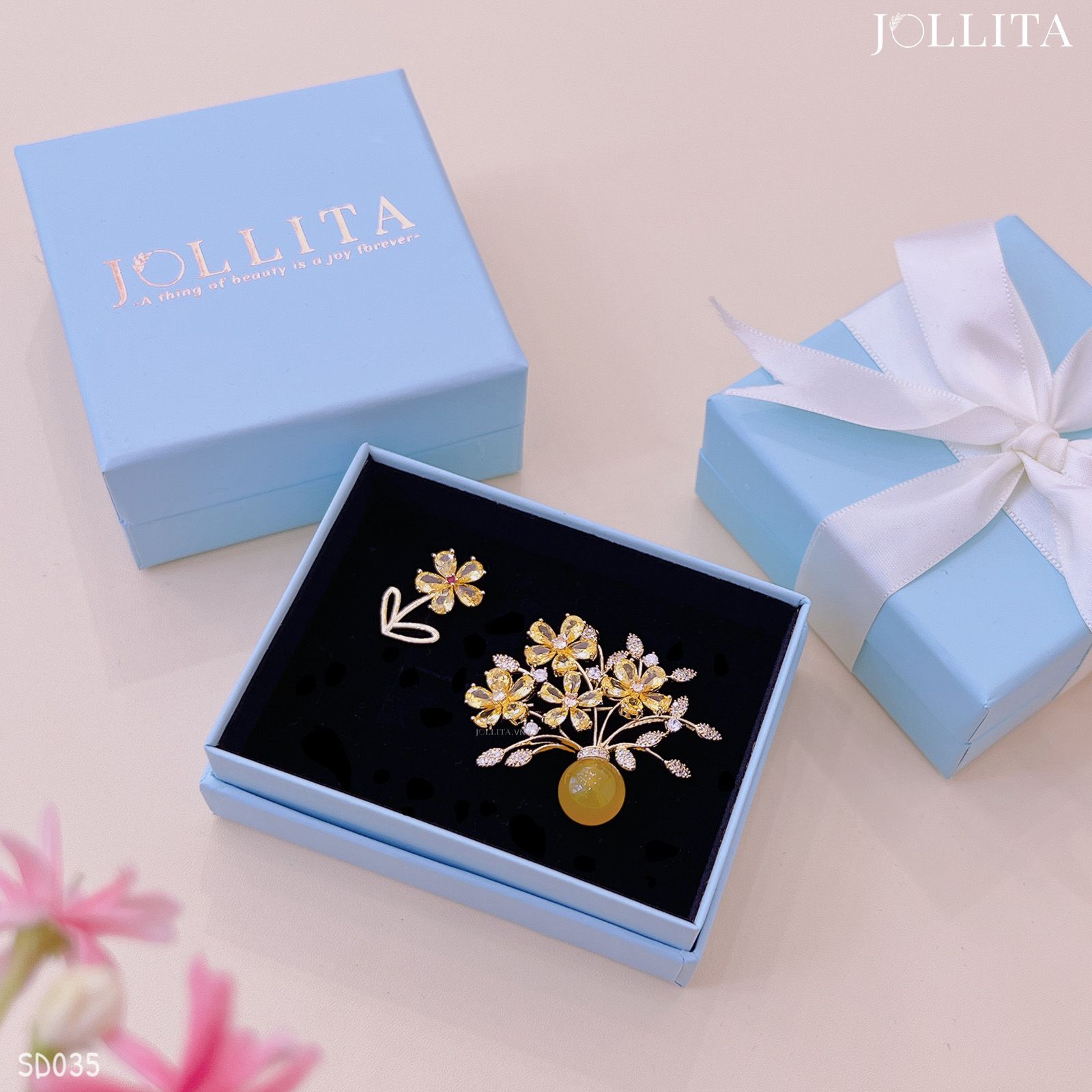  Set quà tặng 20/11 cài áo cao cấp sang trọng SD035 