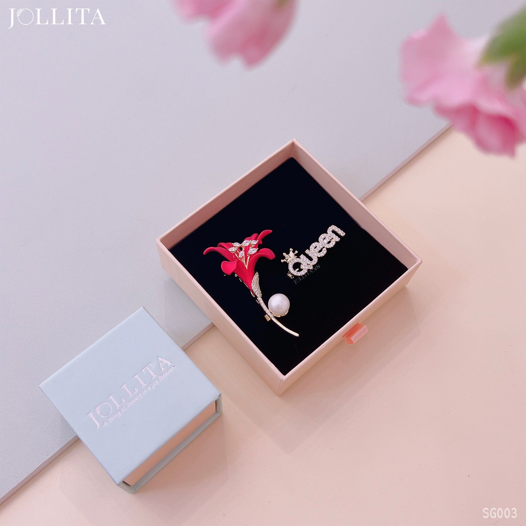  Set quà tặng 20/11 cài áo cao cấp sang trọng SG003 