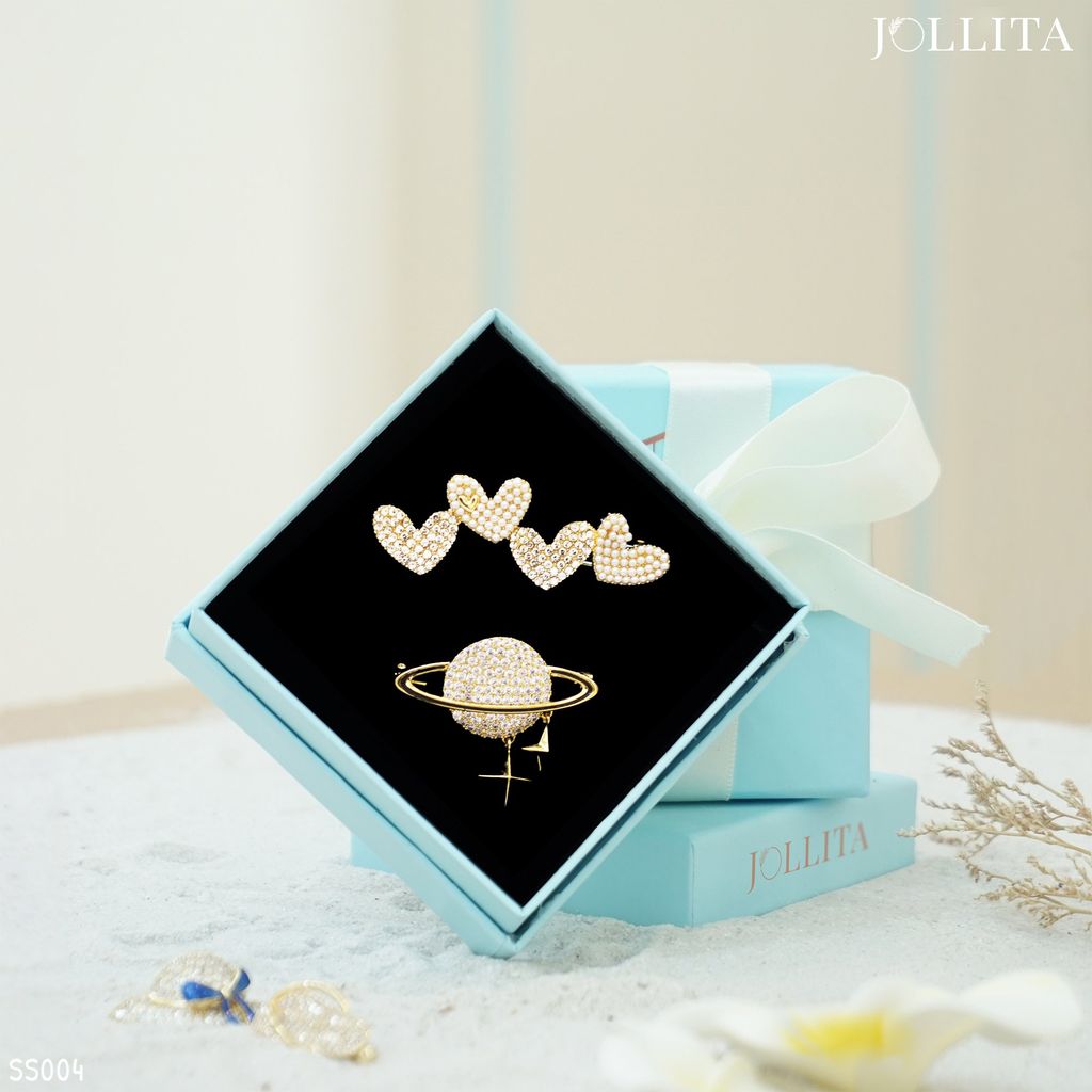  Set quà tặng 20/11 cài áo Kẹp tóc cao cấp sang trọng 