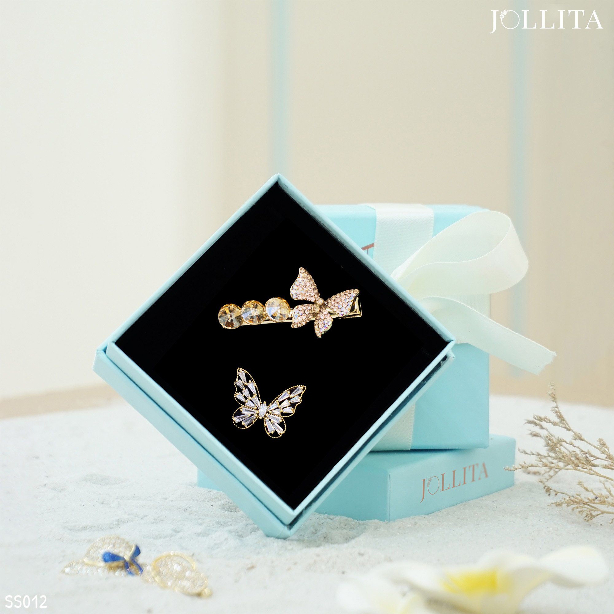  Set quà tặng 20/11 cài áo Kẹp tóc cao cấp sang trọng 