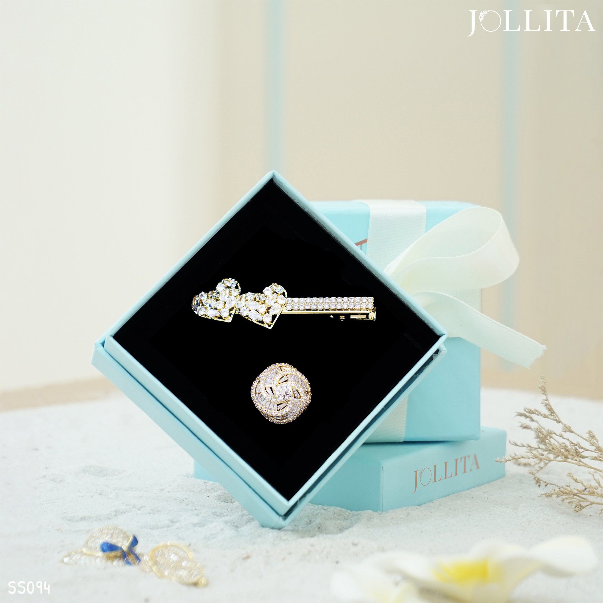  Set quà tặng 20/11 cài áo Kẹp tóc cao cấp sang trọng 