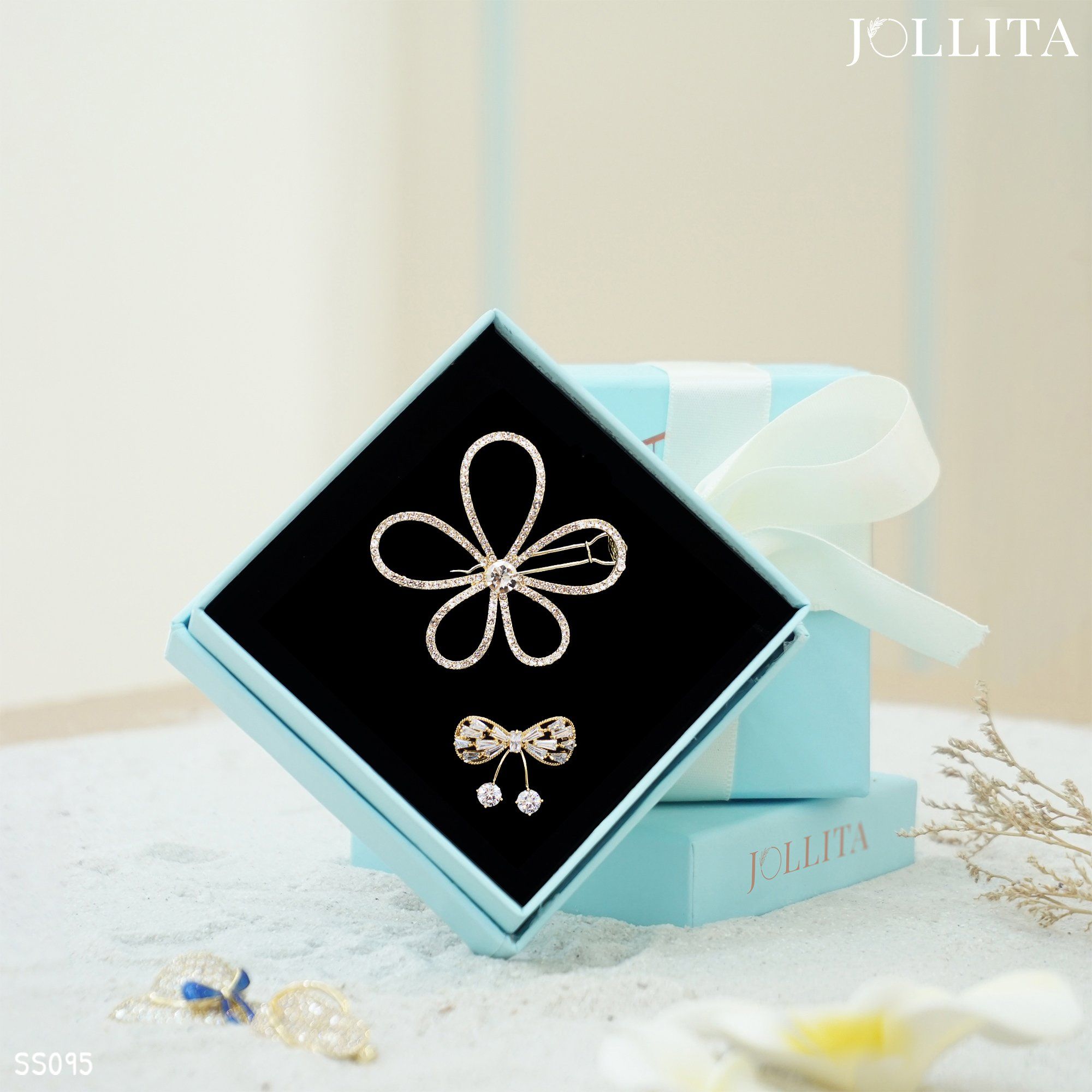  Set quà tặng 20/11 cài áo Kẹp tóc cao cấp sang trọng - 95 