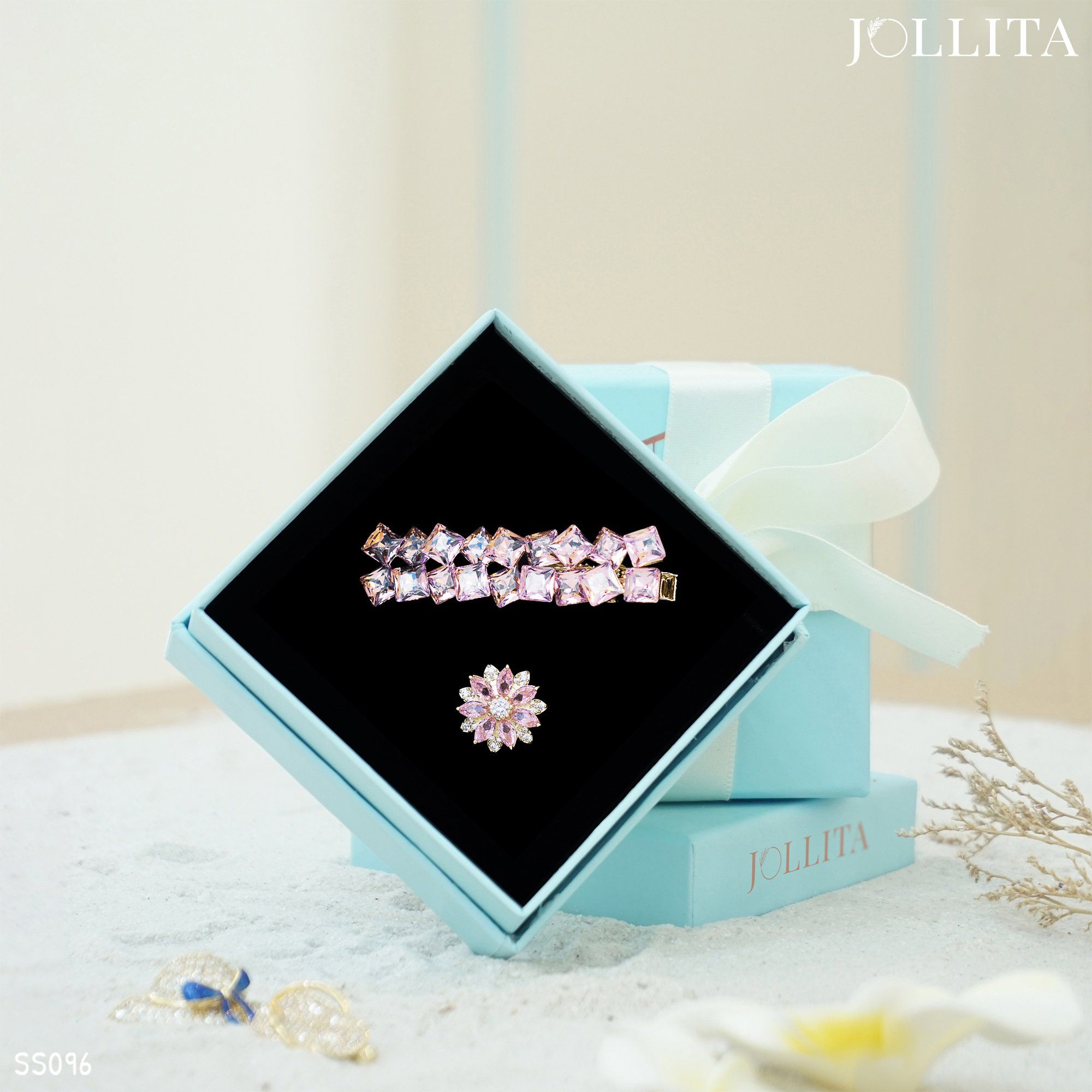  Set quà tặng 20/11 cài áo Kẹp tóc cao cấp sang trọng 