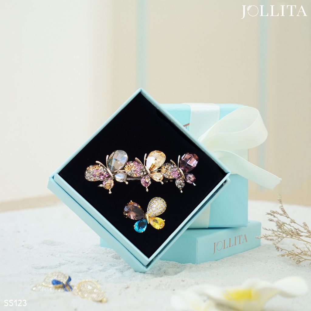  Set quà tặng 20/11 cài áo Kẹp tóc cao cấp sang trọng 