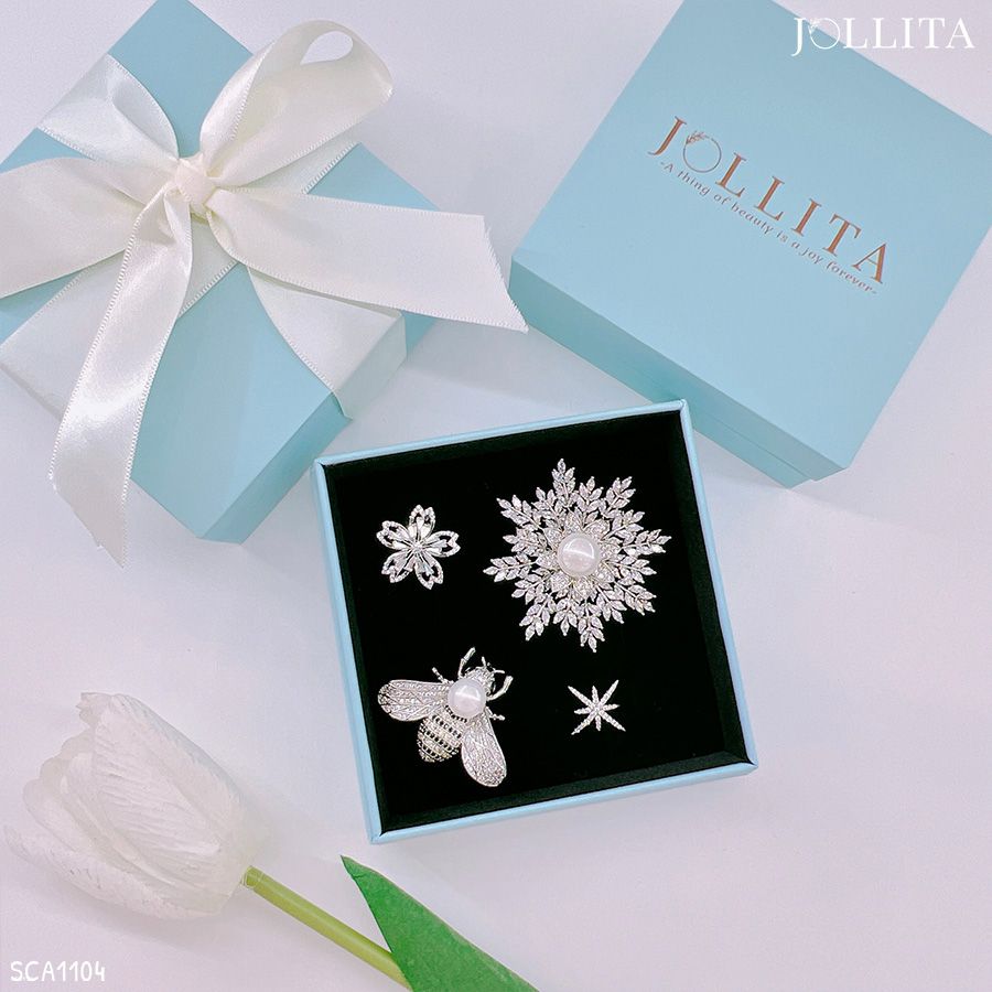  Set quà tặng 20/11 trâm cài áo cao cấp sang trọng 