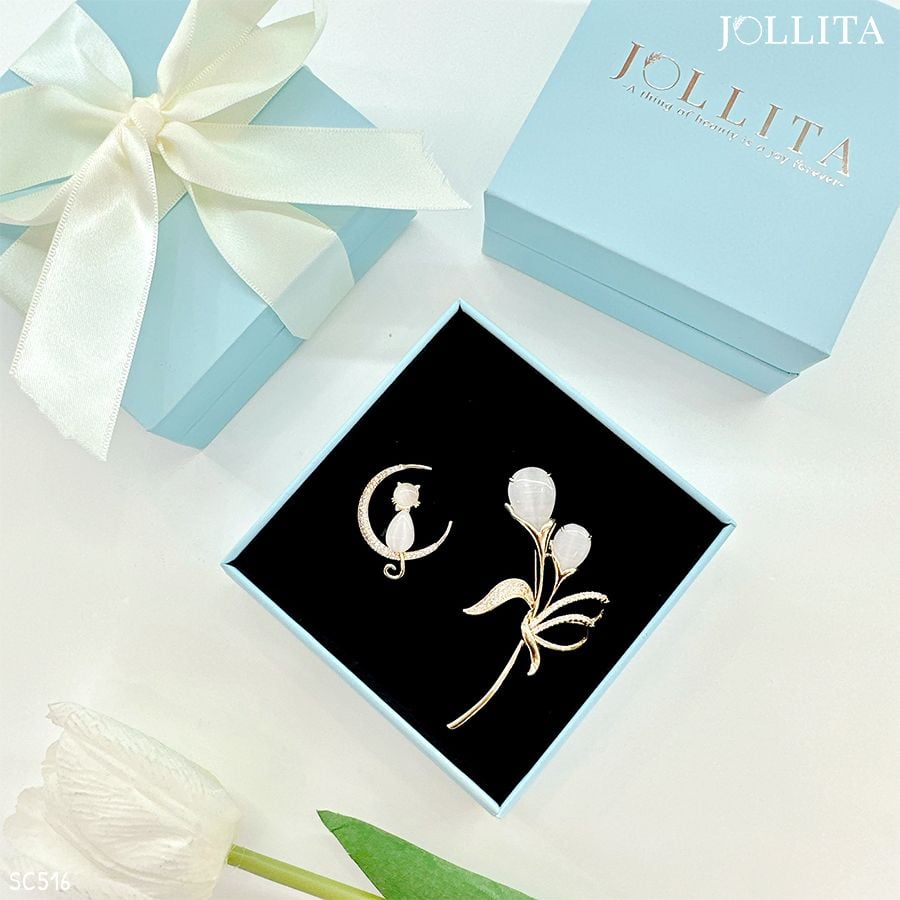  Set quà tặng 20/11 trâm cài áo cao cấp sang trọng 