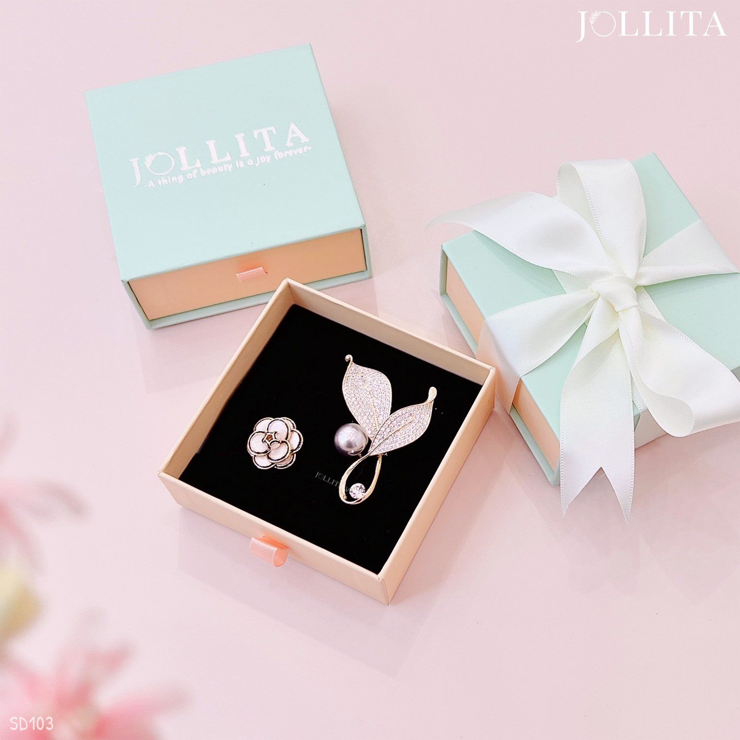  Set quà tặng 20/11 cài áo cao cấp sang trọng SD103 