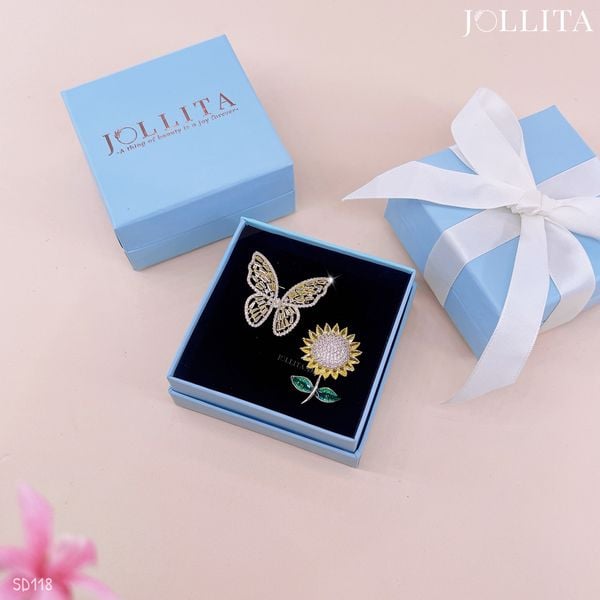  Set quà tặng 20/10 cài áo cao cấp sang trọng SD118 