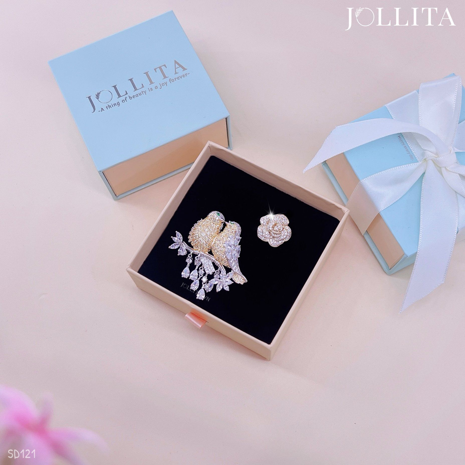  Set quà tặng 20/10 cài áo cao cấp sang trọng SD121 