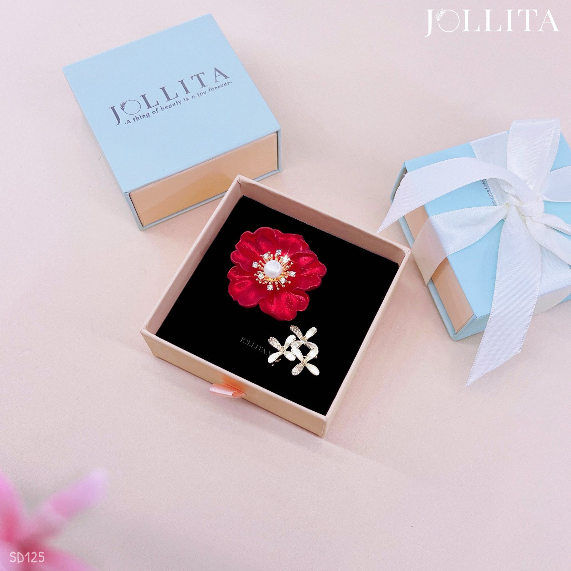  Set quà tặng 20/10 cài áo cao cấp sang trọng SD125 