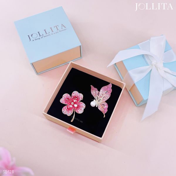  Set quà tặng 20/10 cài áo cao cấp sang trọng SD128 