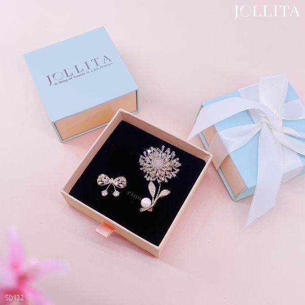  Set quà tặng 20/10 cài áo cao cấp sang trọng SD132 