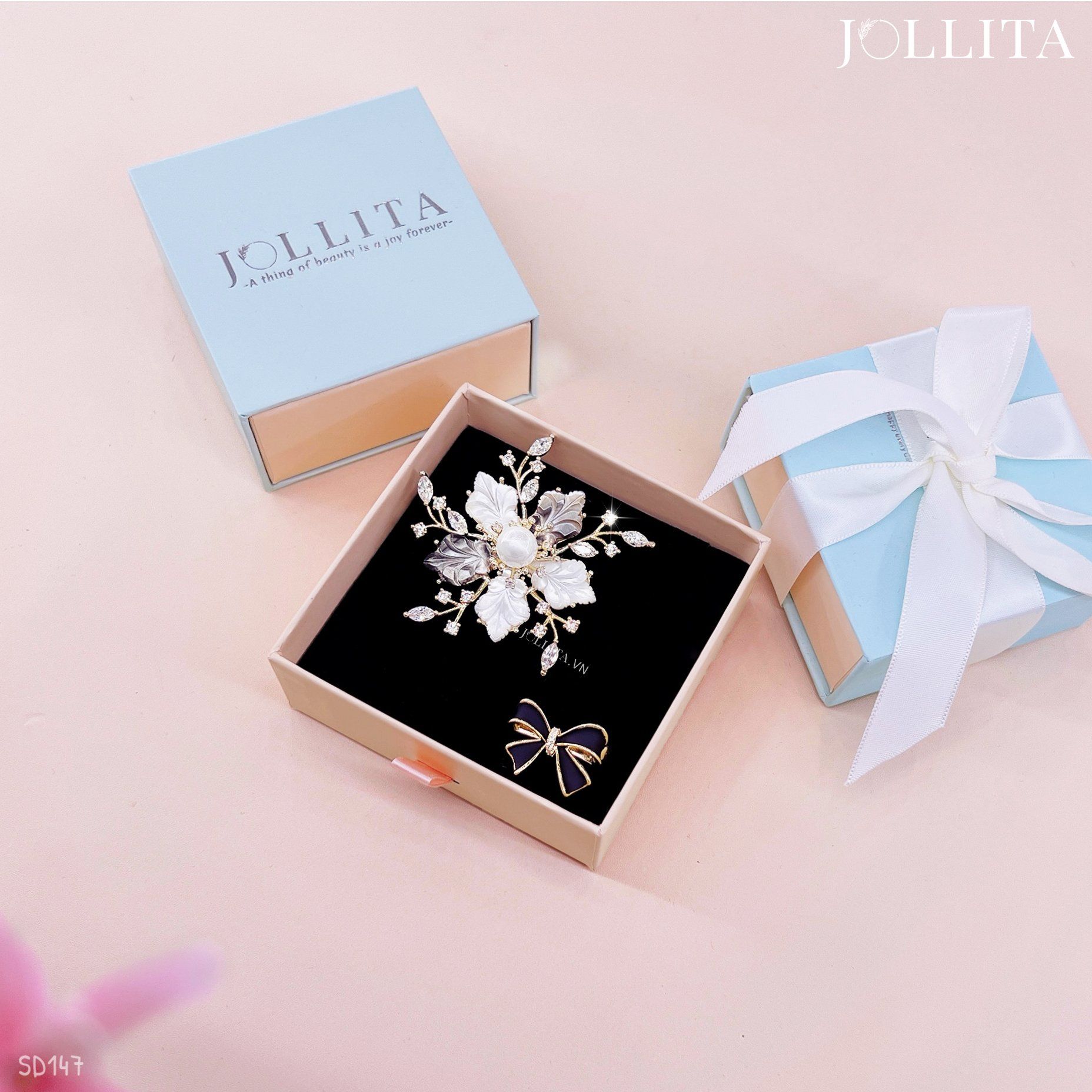  Set quà tặng 20/10 cài áo cao cấp sang trọng SD147 