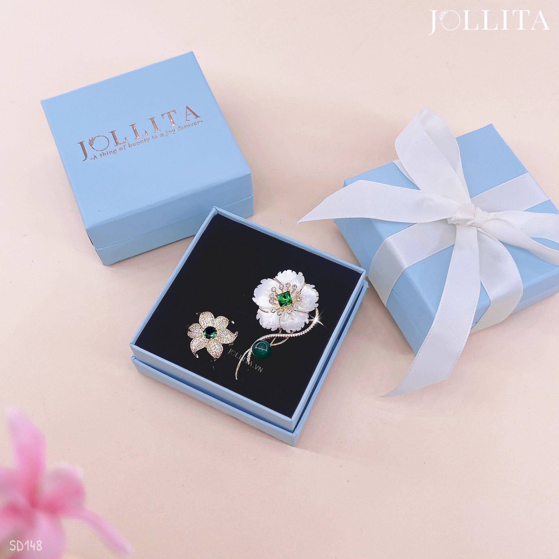  Set quà tặng 20/10 cài áo cao cấp sang trọng SD148 