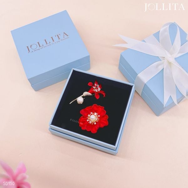  Set quà tặng 20/10 cài áo cao cấp sang trọng SD150 