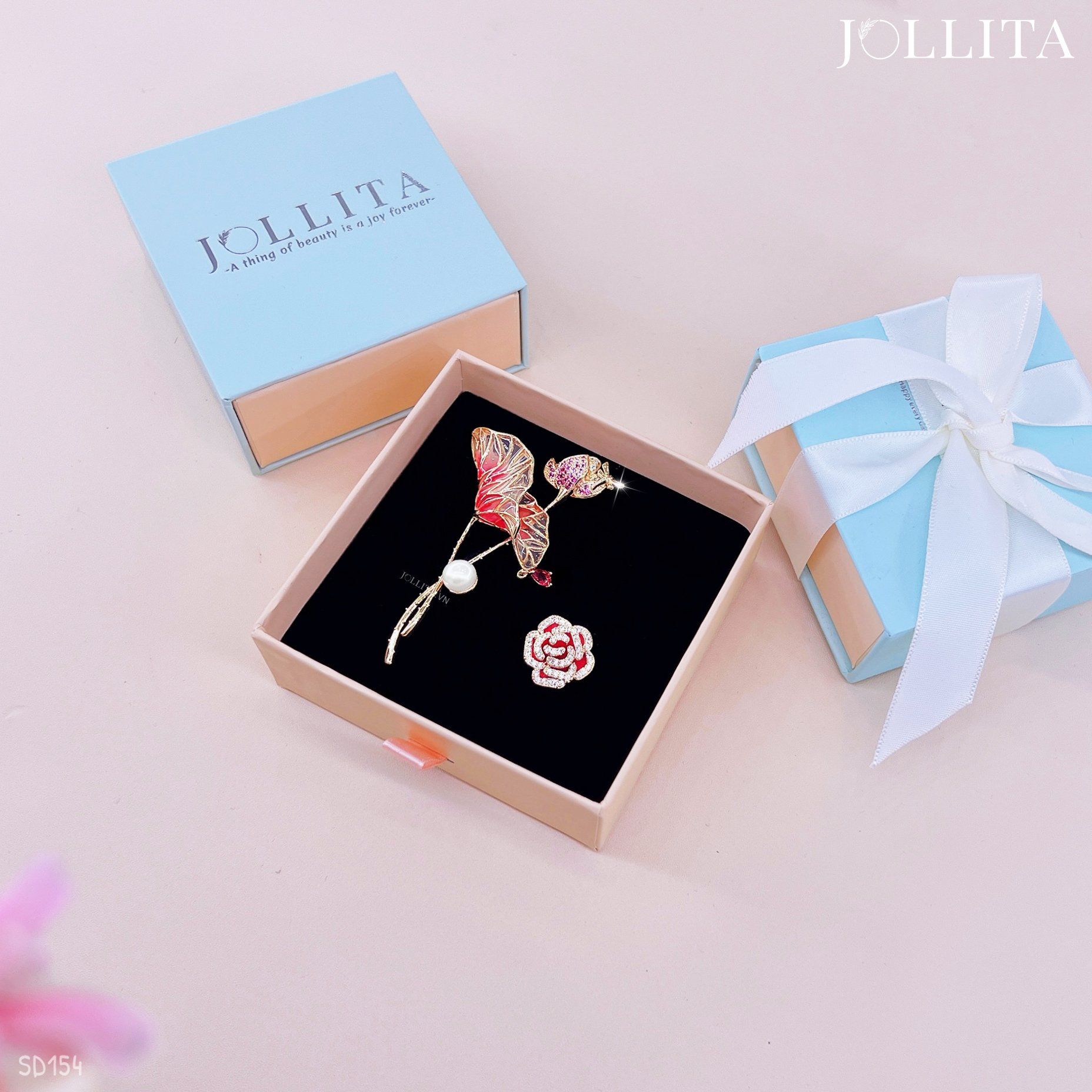  Set quà tặng 20/11 cài áo cao cấp sang trọng SD154 