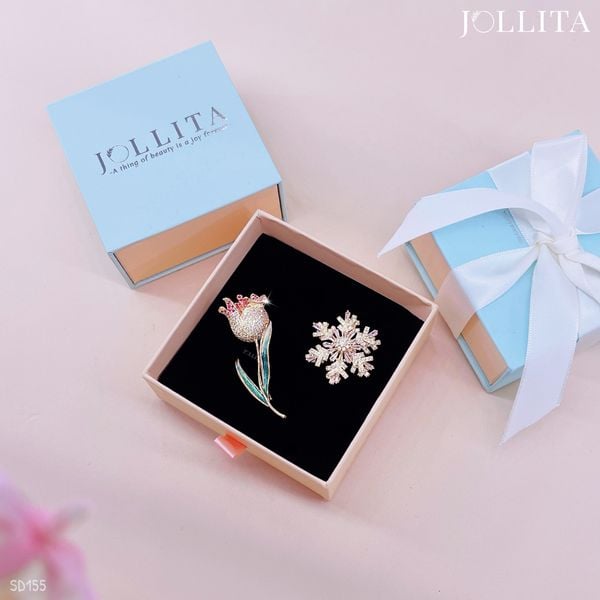  Set quà tặng 20/10 cài áo cao cấp sang trọng SD155 