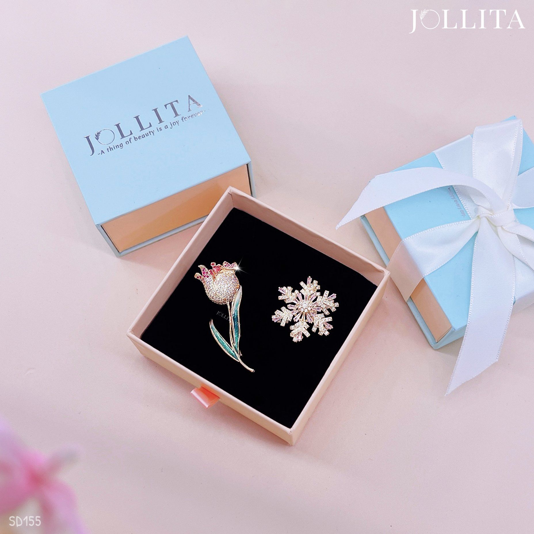  Set quà tặng 20/10 cài áo cao cấp sang trọng SD155 