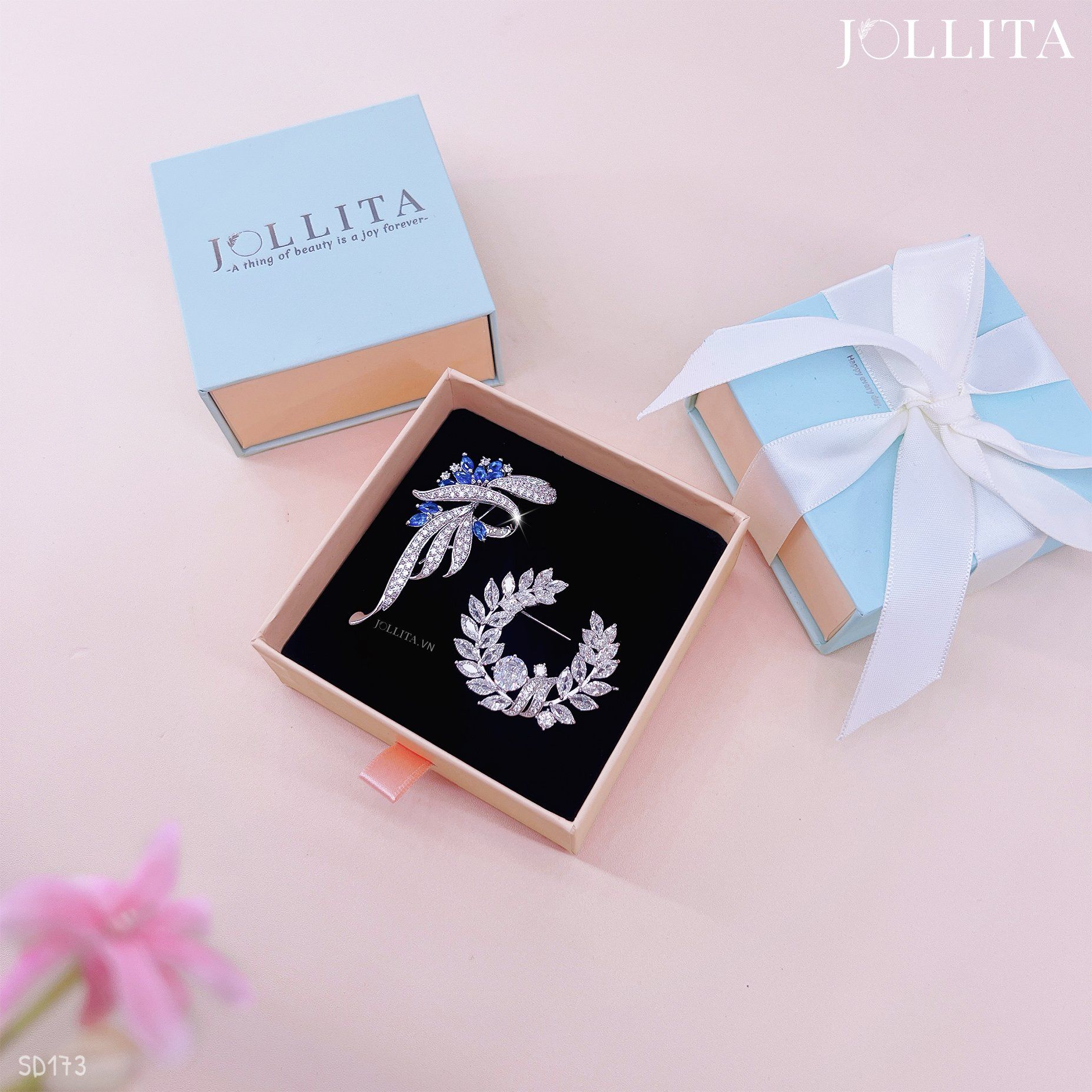  Set quà tặng 20/10 cài áo cao cấp sang trọng SD173 