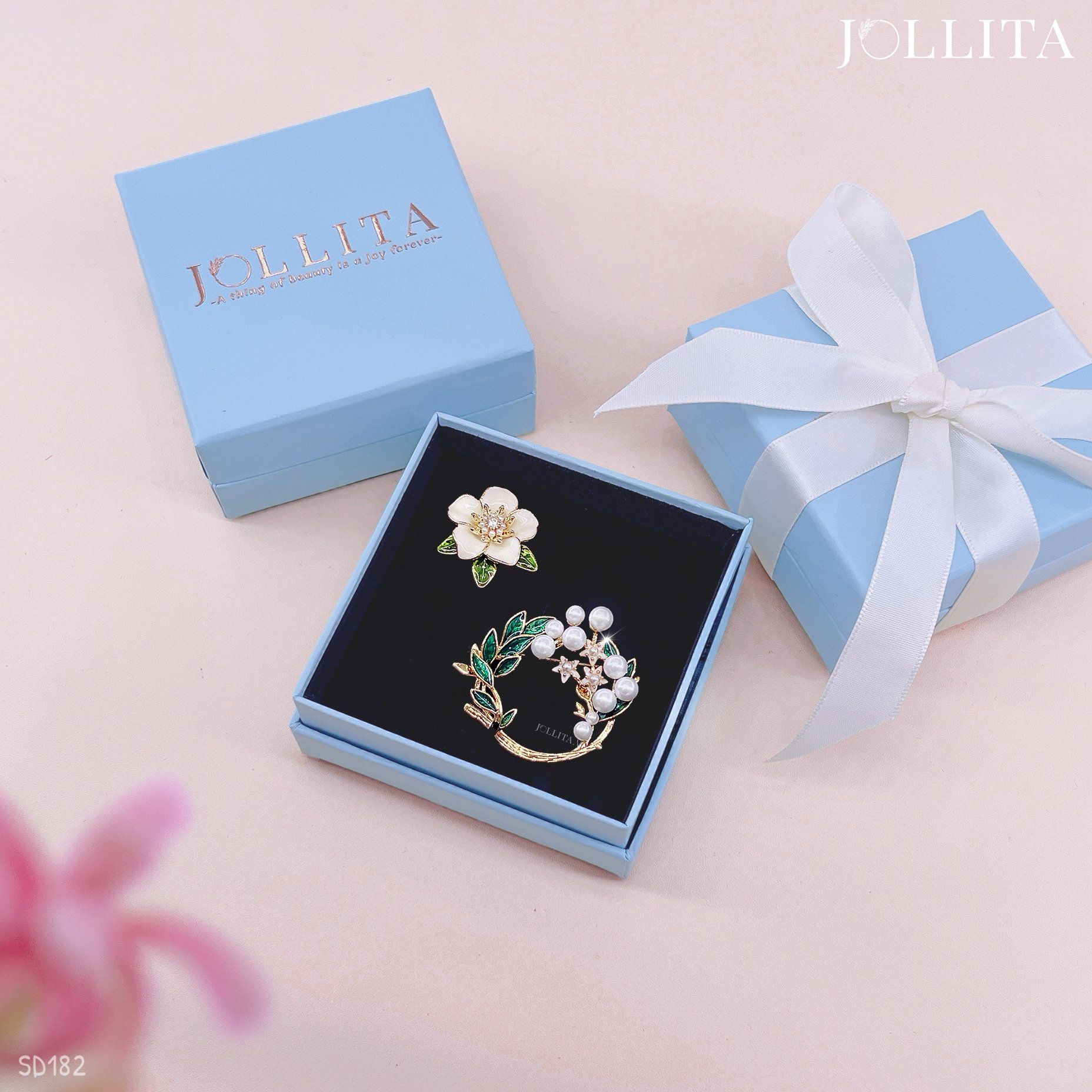  Set quà tặng 20/10 cài áo cao cấp sang trọng SD182 