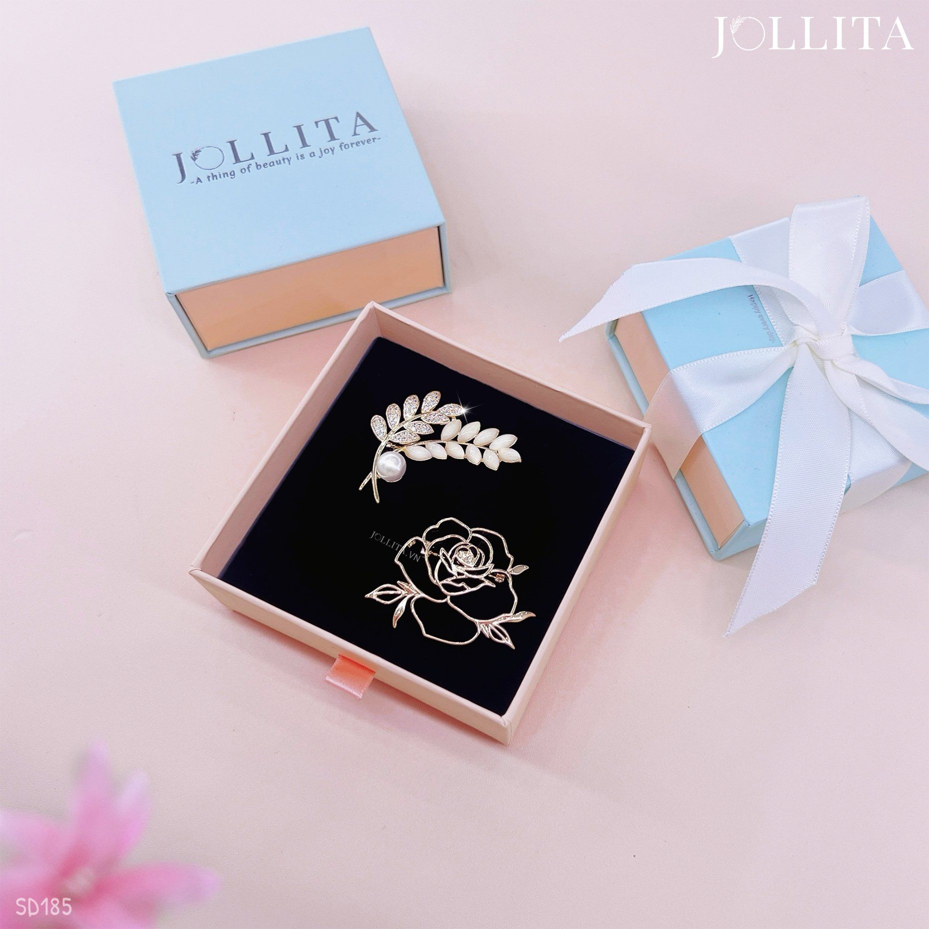  Set quà tặng 20/10 cài áo cao cấp sang trọng SD185 