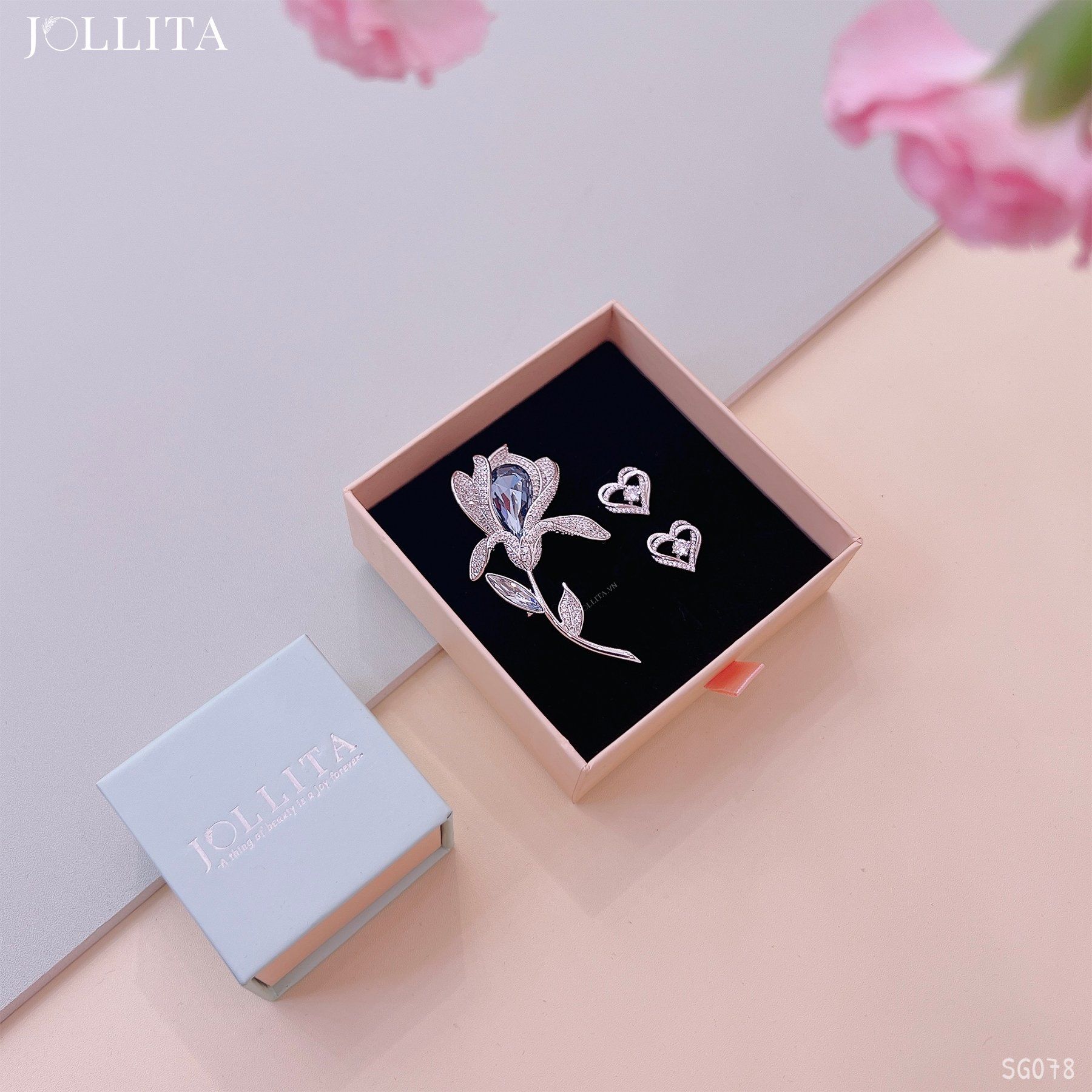  Set quà tặng 20/10 cài áo cao cấp sang trọng SG078 