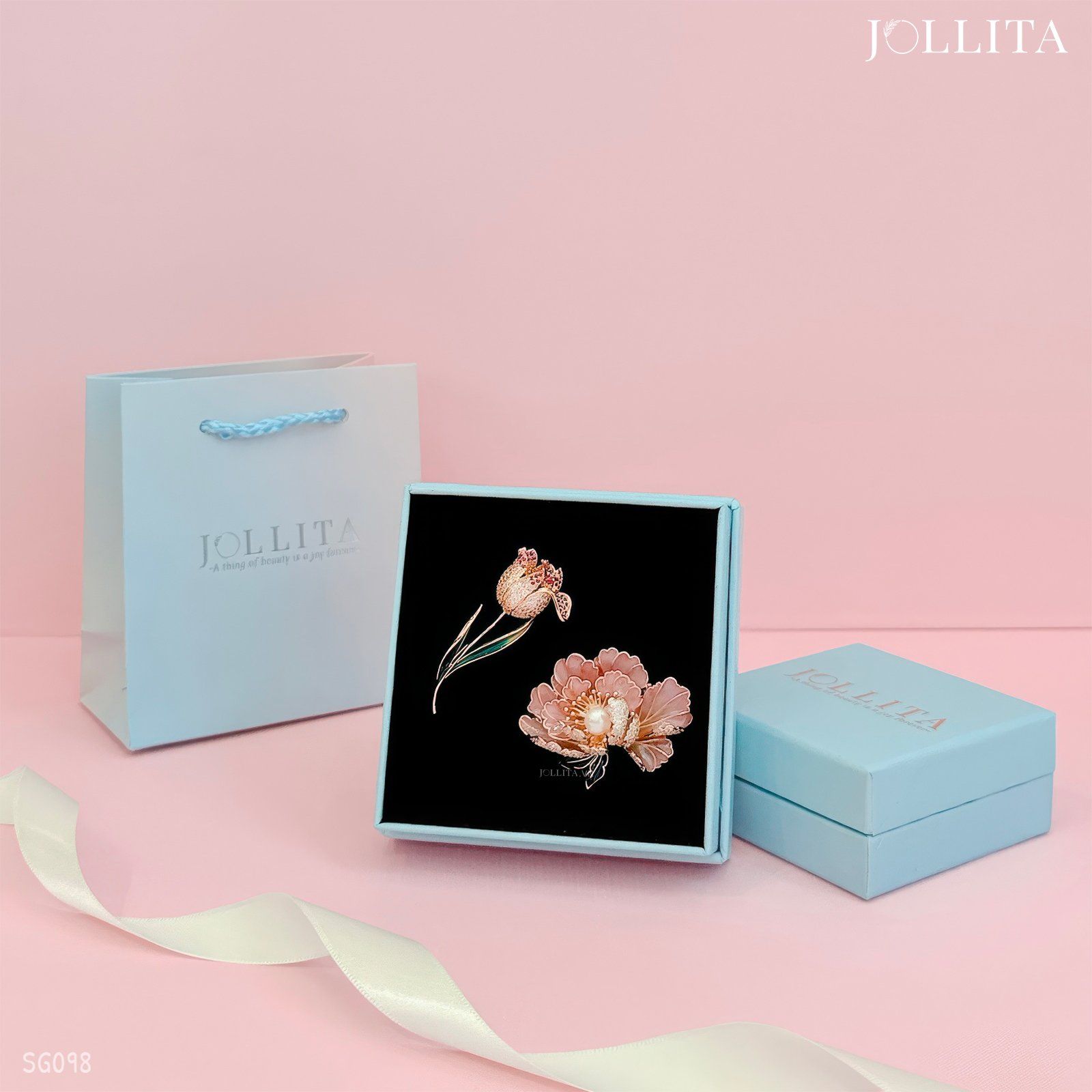  Set quà tặng 20/10 cài áo cao cấp sang trọng SG098 