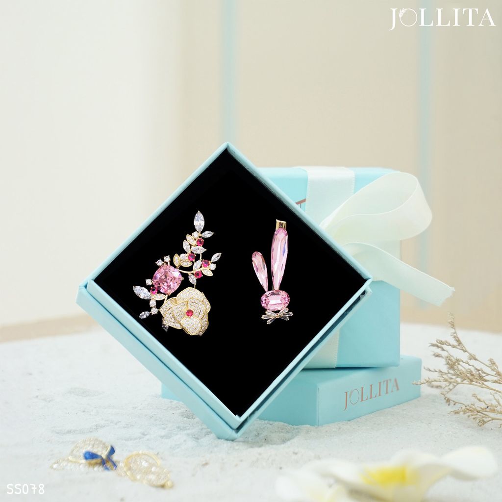  Set quà tặng 20/11 cài áo Kẹp tóc cao cấp sang trọng 