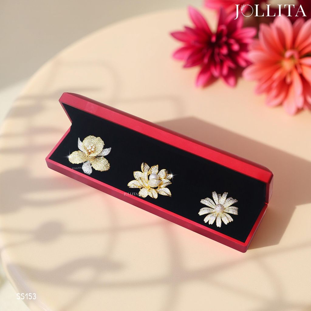  Set quà tặng 20/10 cài áo cao cấp sang trọng SS153 