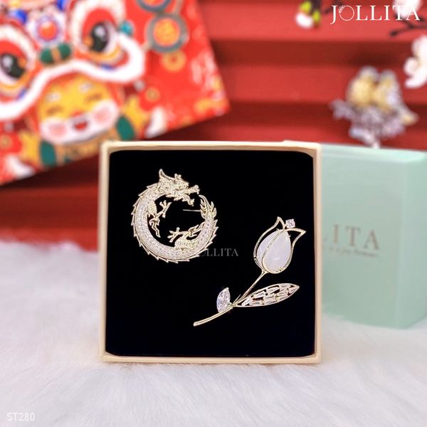  Set quà Tết 2026 Trâm cài áo cao cấp sang trọng 280 