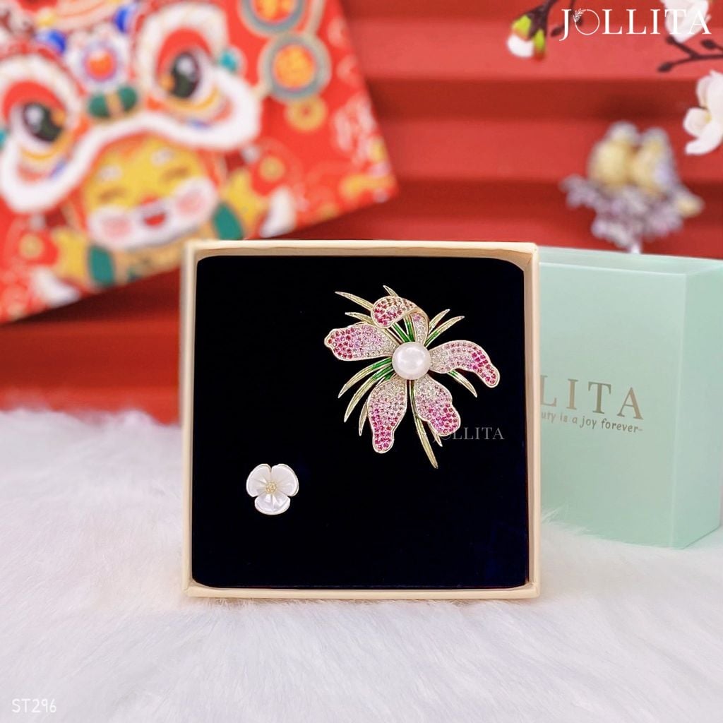  Set quà Tết 2026 Trâm cài áo cao cấp sang trọng 296 