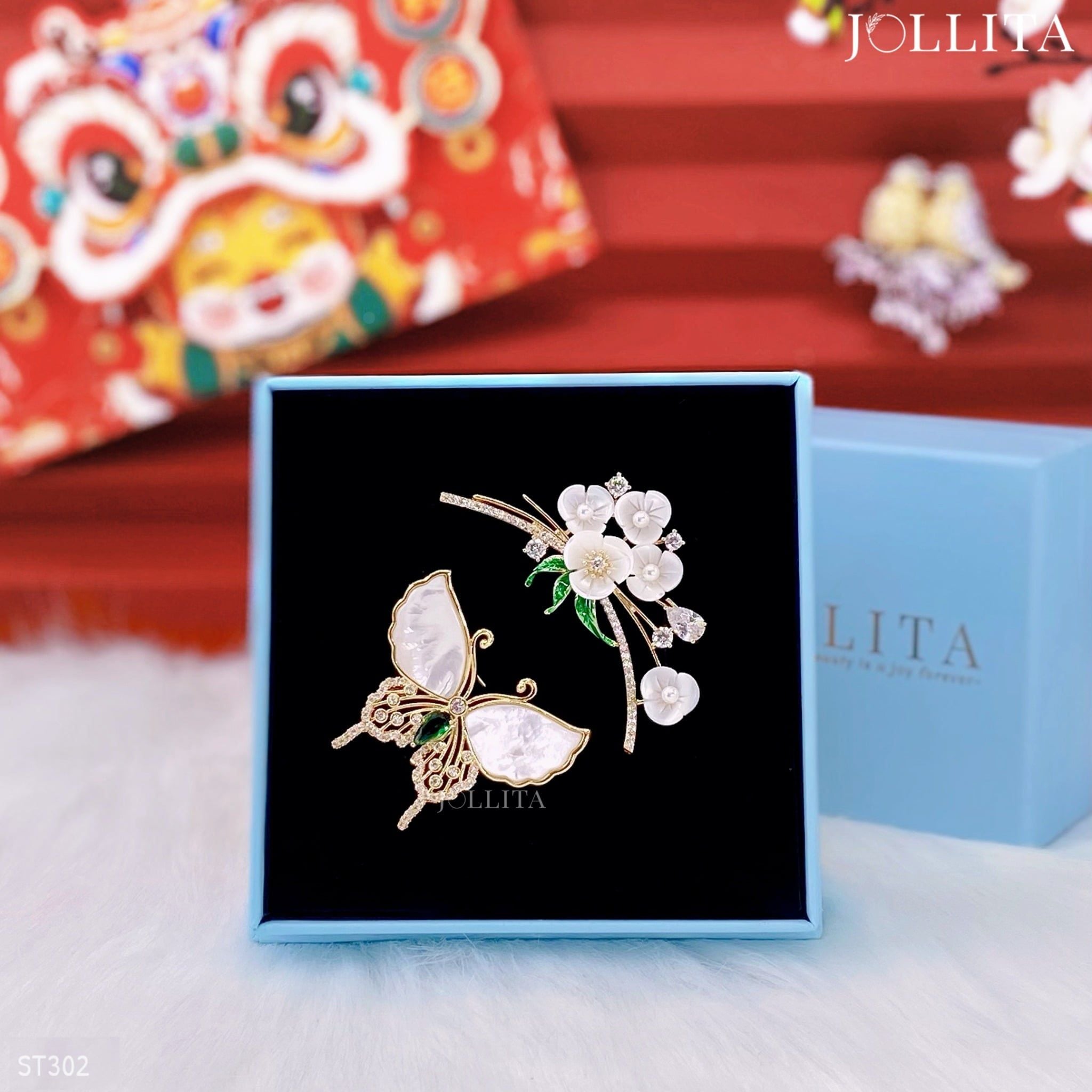  Set quà Tết 2026 Trâm cài áo cao cấp sang trọng 302 