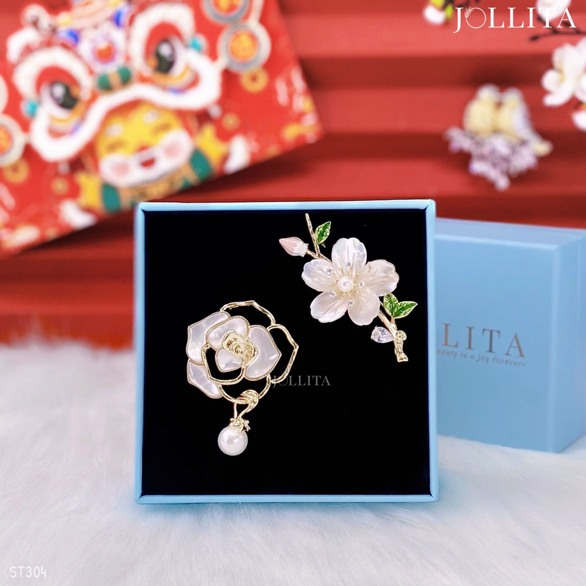  Set quà Tết 2026 Trâm cài áo cao cấp sang trọng 304 