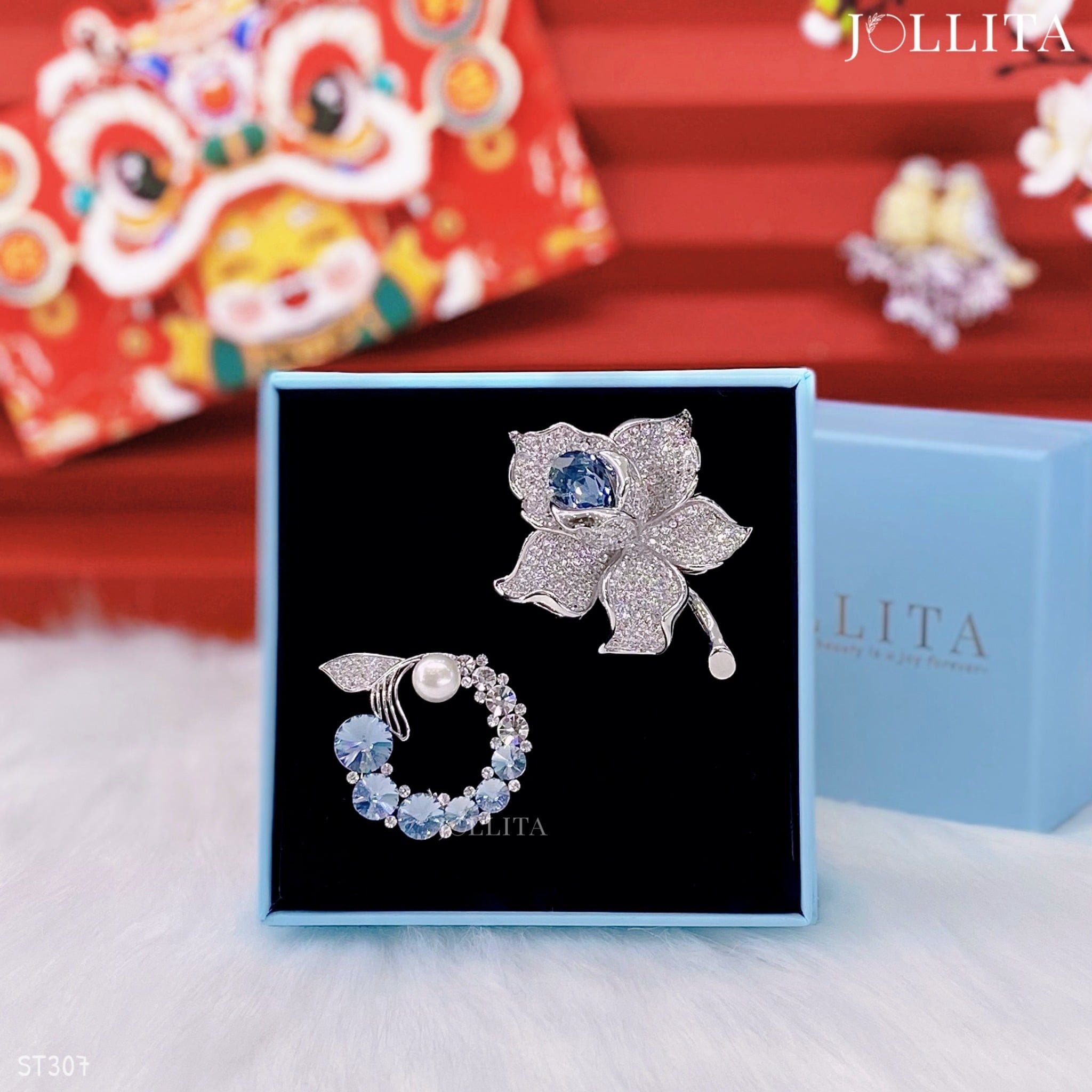  Set quà Tết 2026 Trâm cài áo cao cấp sang trọng 307 