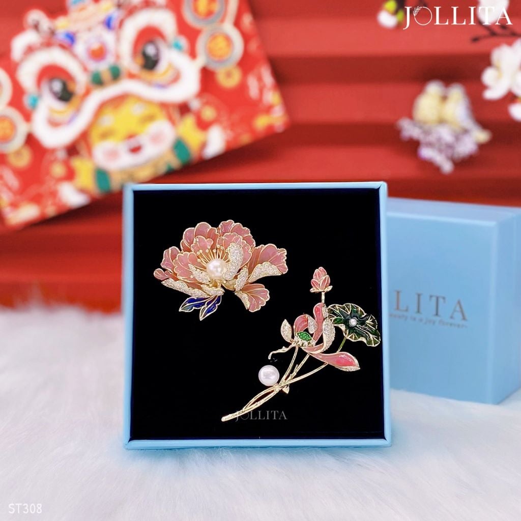  Set quà Tết 2026 Trâm cài áo cao cấp sang trọng 308 