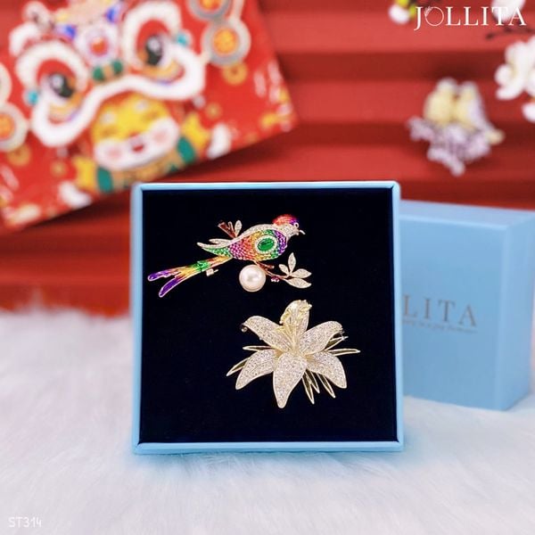  Set quà Tết 2026 Trâm cài áo cao cấp sang trọng 314 