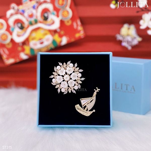  Set quà Tết 2026 Trâm cài áo cao cấp sang trọng 315 