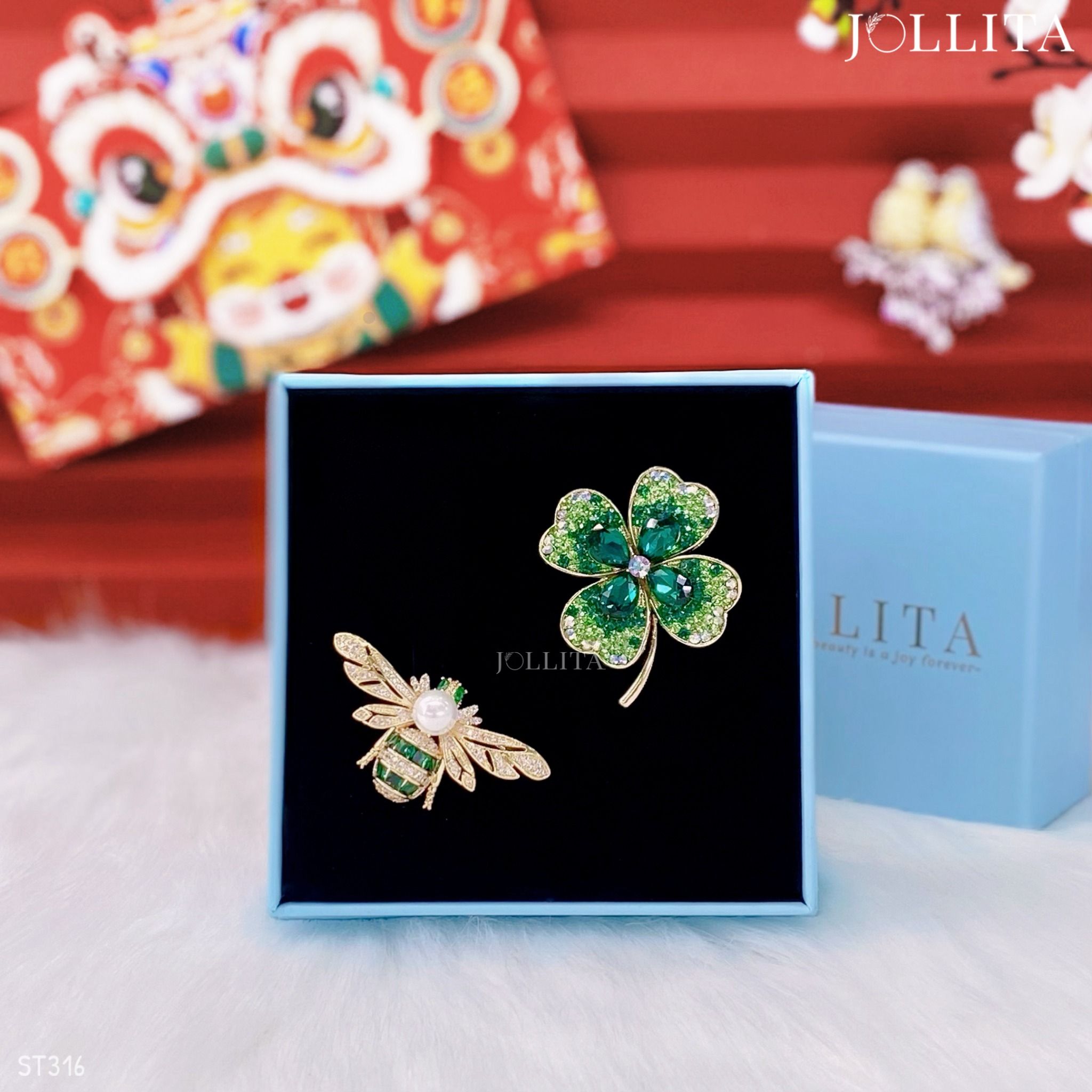  Set quà Tết 2026 Trâm cài áo cao cấp sang trọng 316 