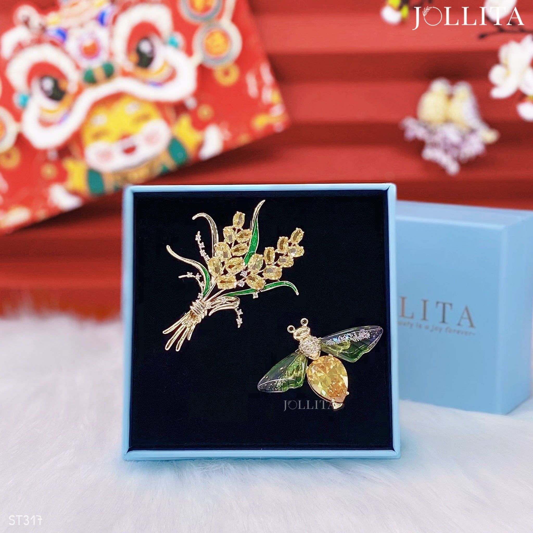  Set quà Tết 2026 Trâm cài áo cao cấp sang trọng 317 