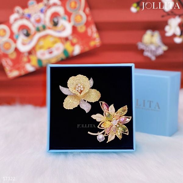  Set quà Tết 2026 Trâm cài áo cao cấp sang trọng 322 