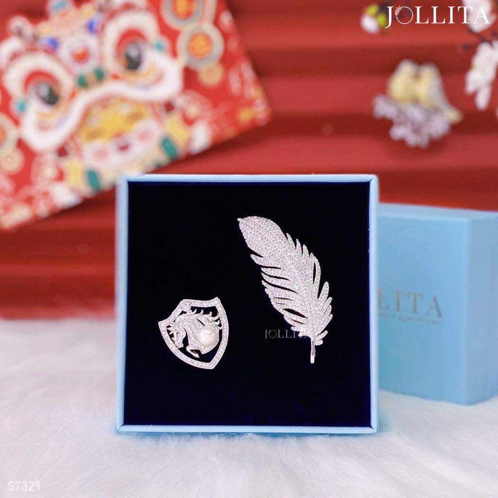  Set quà Tết 2026 Trâm cài áo cao cấp sang trọng 329 