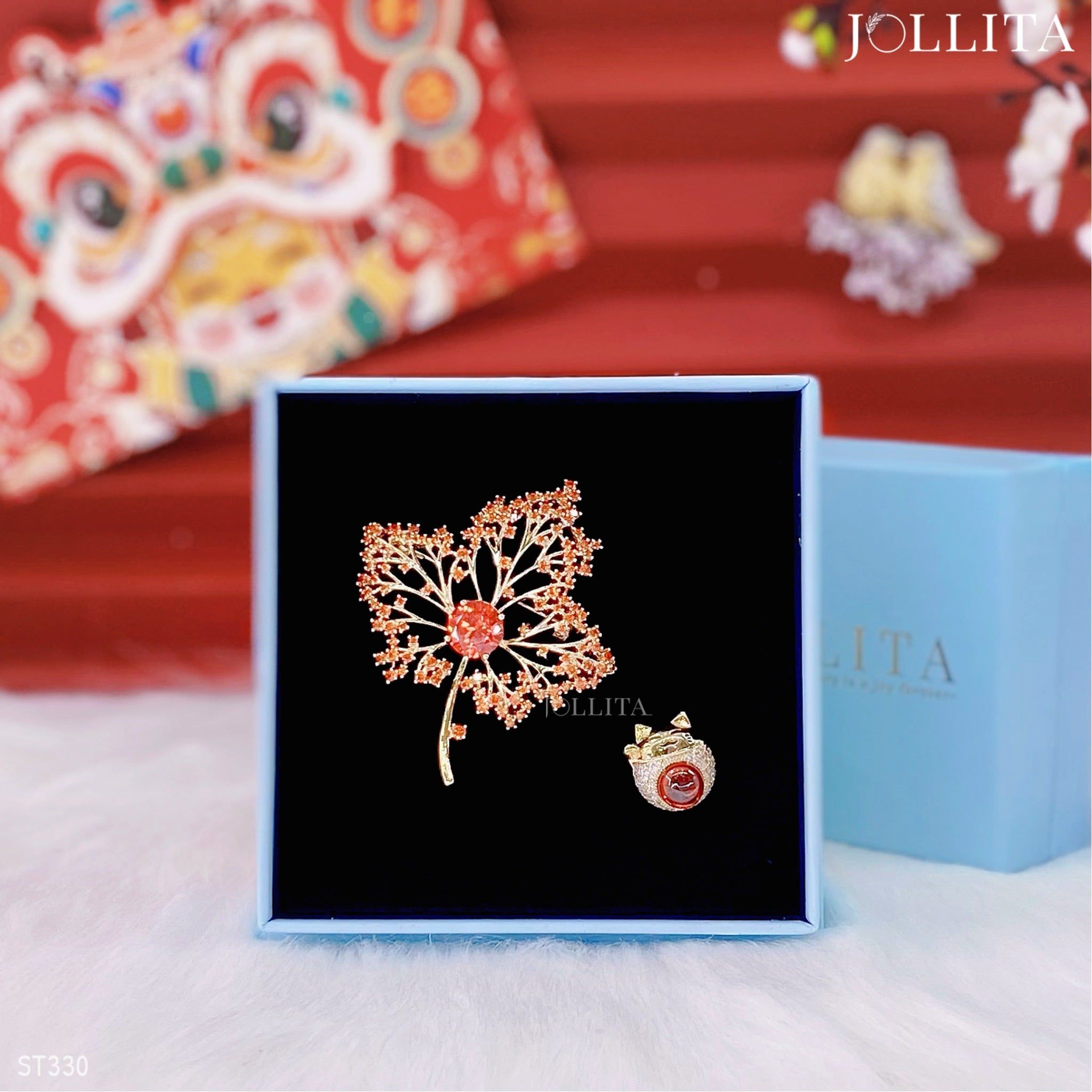  Set quà Tết 2026 Trâm cài áo cao cấp sang trọng 330 