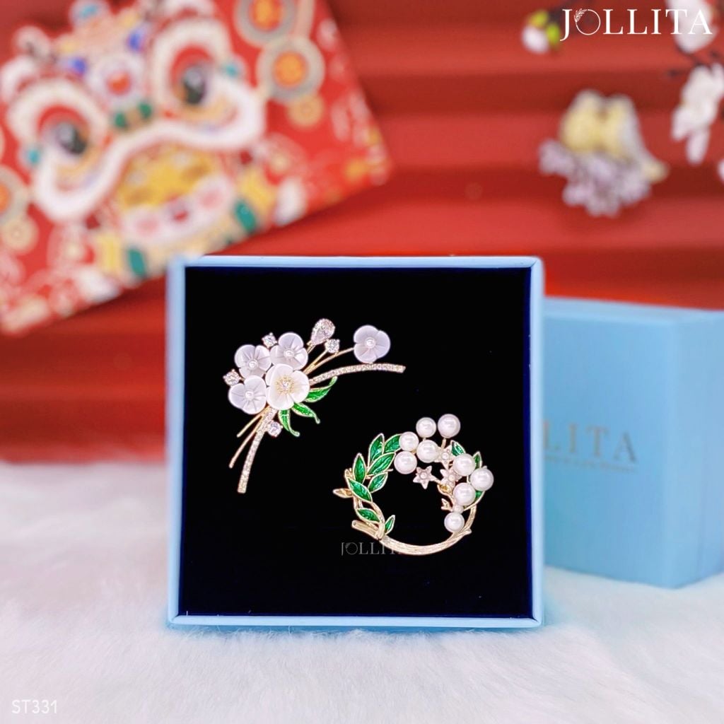  Set quà Tết 2026 Trâm cài áo cao cấp sang trọng 331 