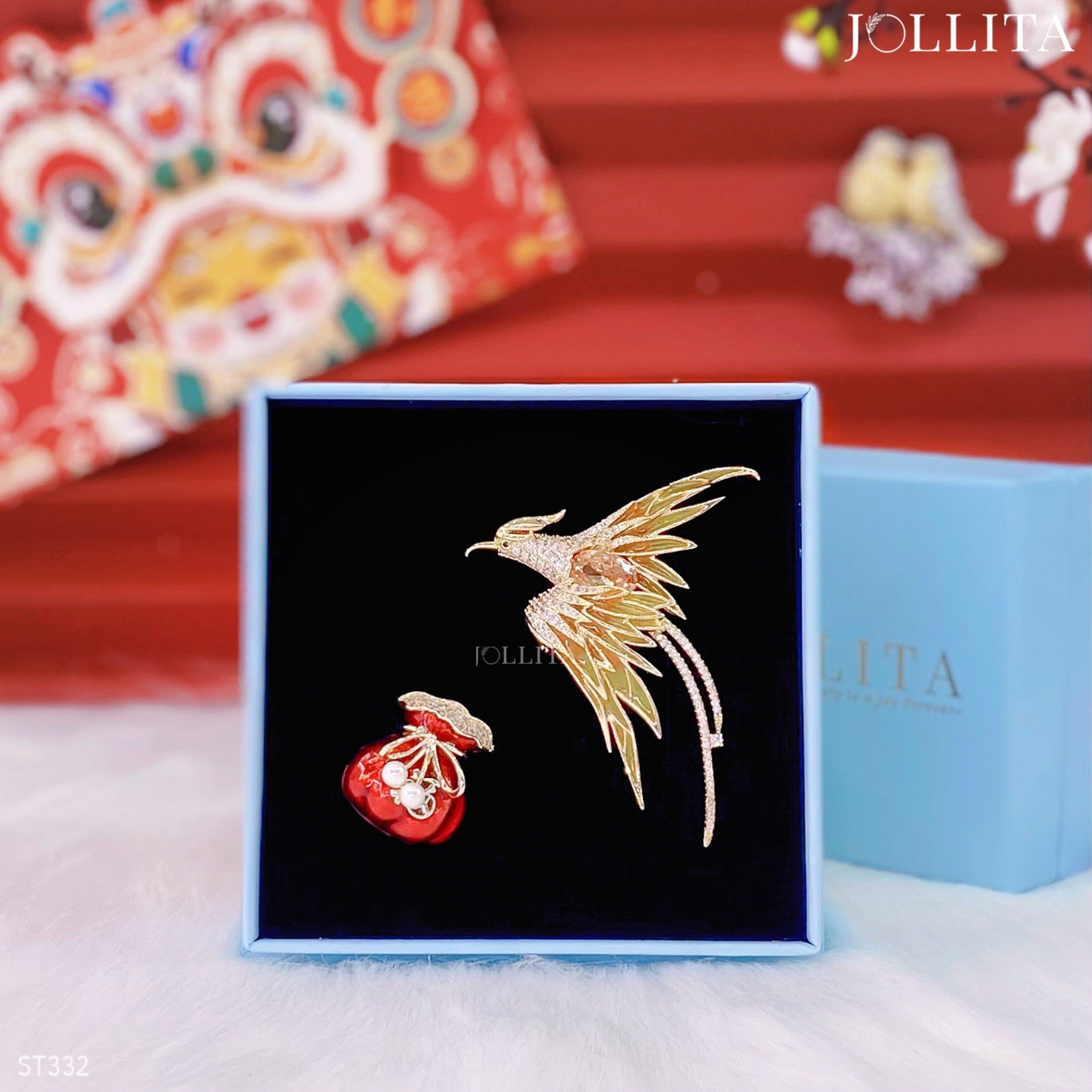  Set quà Tết 2026 Trâm cài áo cao cấp sang trọng 332 