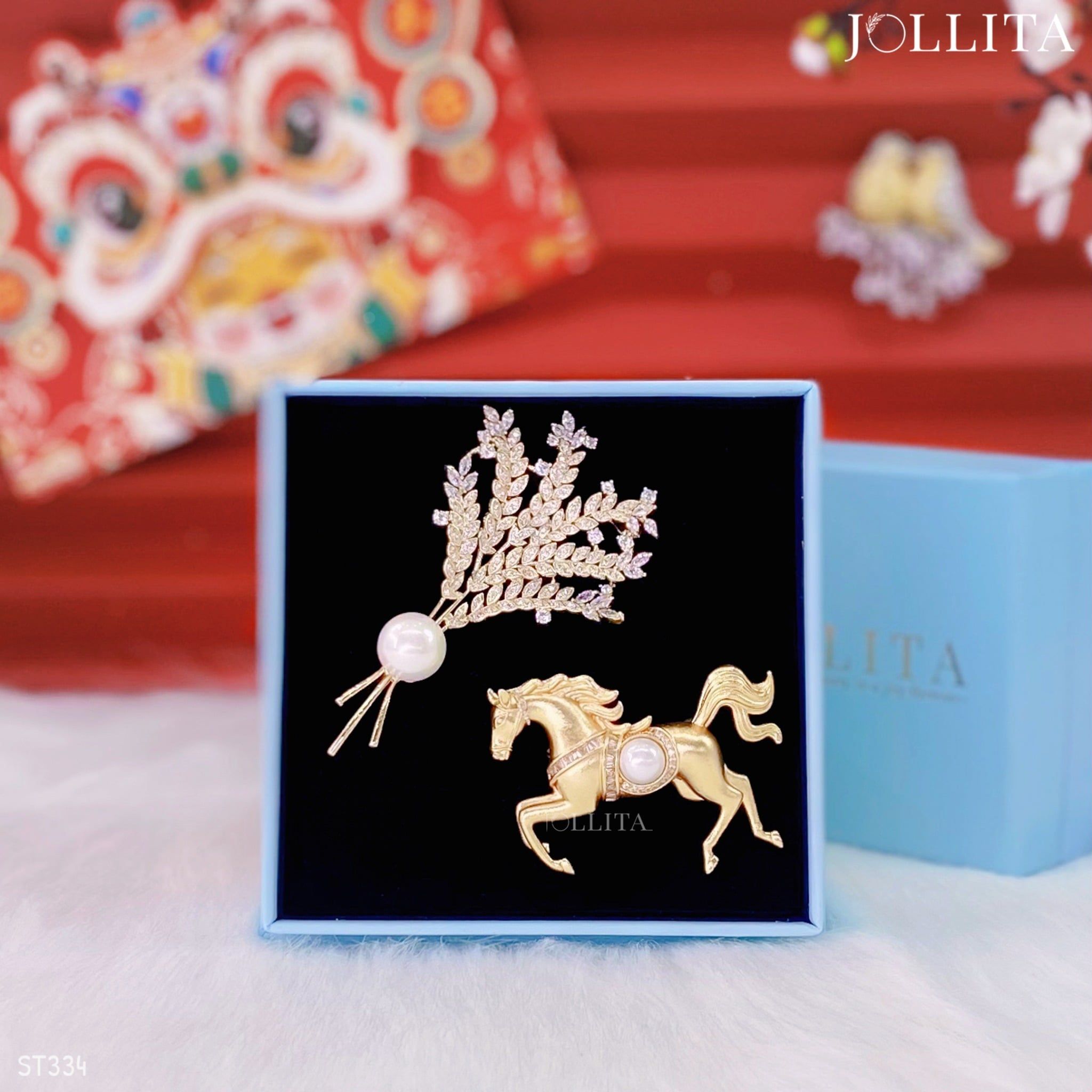  Set quà Tết 2026 Trâm cài áo cao cấp sang trọng 334 