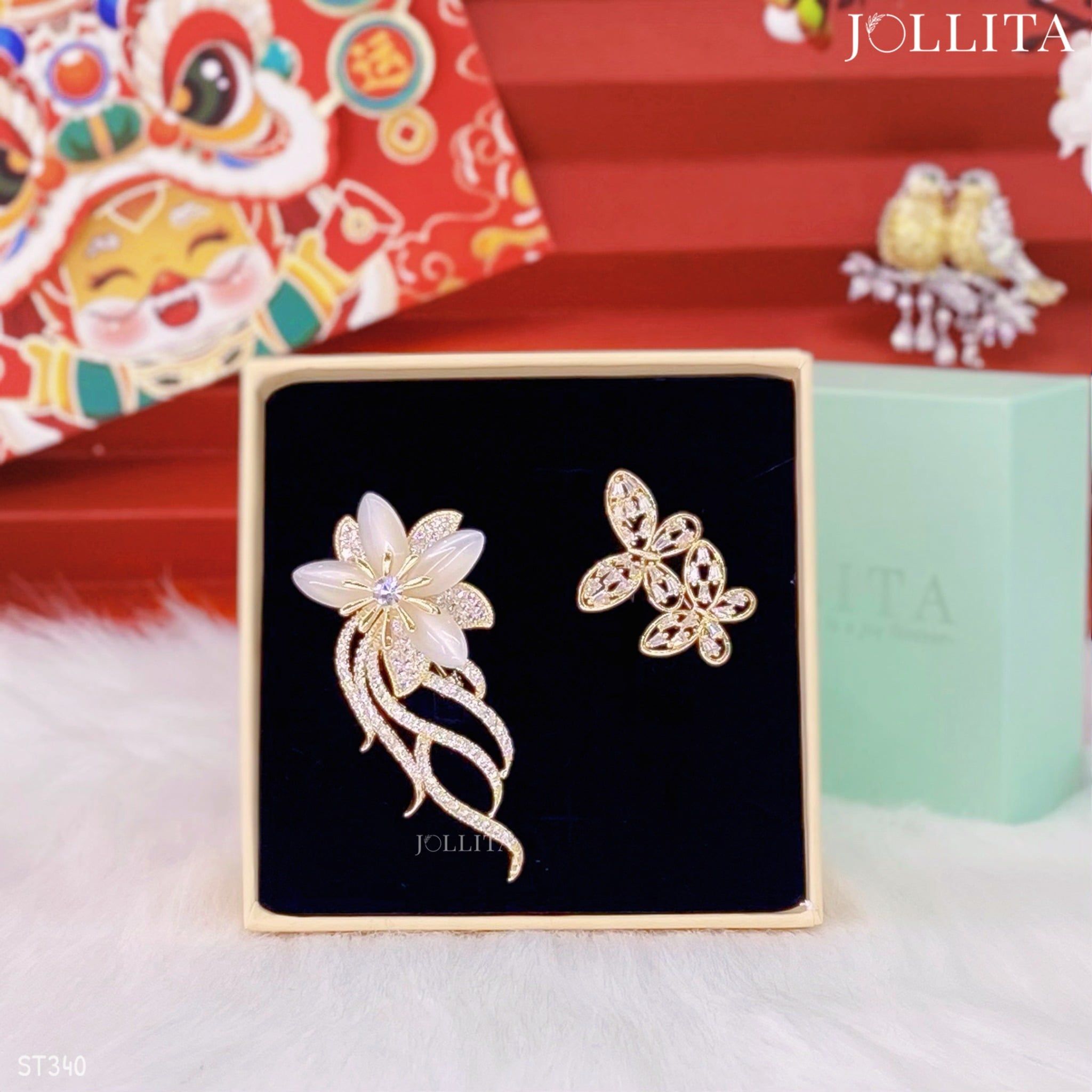  Set quà Tết 2026 Trâm cài áo cao cấp sang trọng 340 